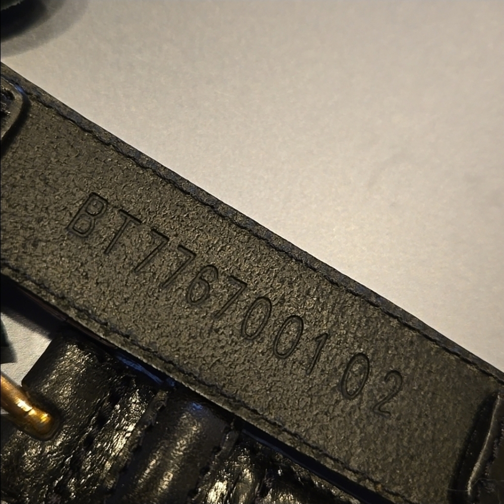 Fossil Leather Belt Vintage 1997 - Picture 11 of 16